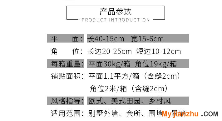 3产品参数