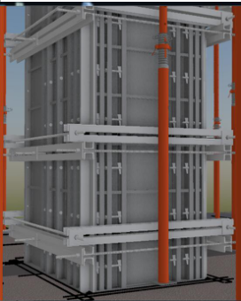 比木佳BIM技术运用在铝模施工图2