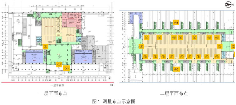 图1 测量布点示意图