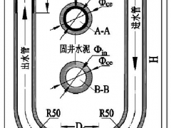 连接管长度对U型深埋管换热影响的数值研究