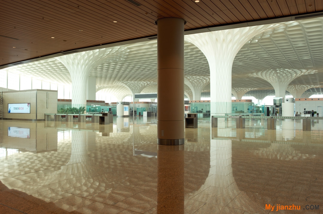 孟买新2号航站楼Chhatrapati Shivaji Internatio<i></i>nal Airport – Terminal 2  SOM (6)